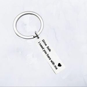 New Driver Keychain, Drive Safe Gift, Son Gift